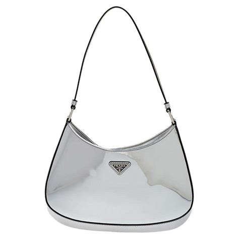 prada bags silver|prada silver shoulder bag.